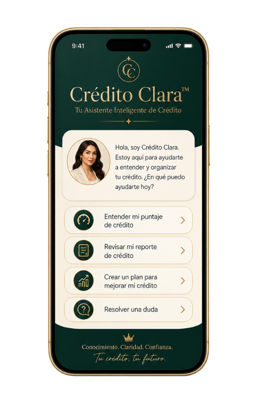 Portada del bono Crédito Clara™ IA