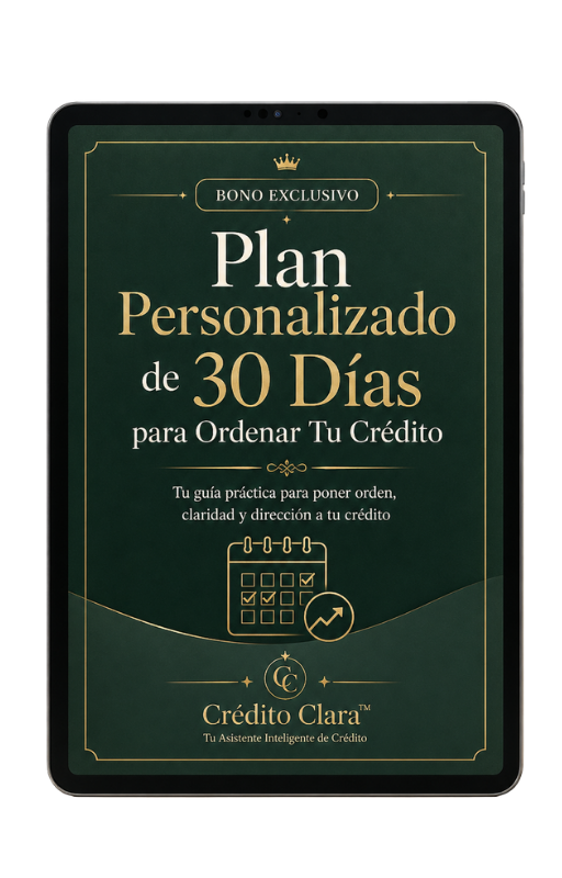 Portada del bono Plan Personalizado de 30 Días
